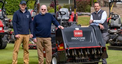 BURY ST EDMUNDS GOLF CLUB CENTENARY CELEBRATIONS  ON COURSE WITH HELP FROM TORO