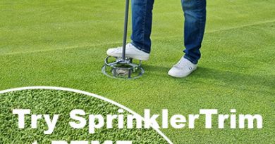 NEW TOOL for the golf course crew: KSAB SprinklerTrim